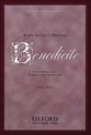 Benedicite SATB Choral Score cover